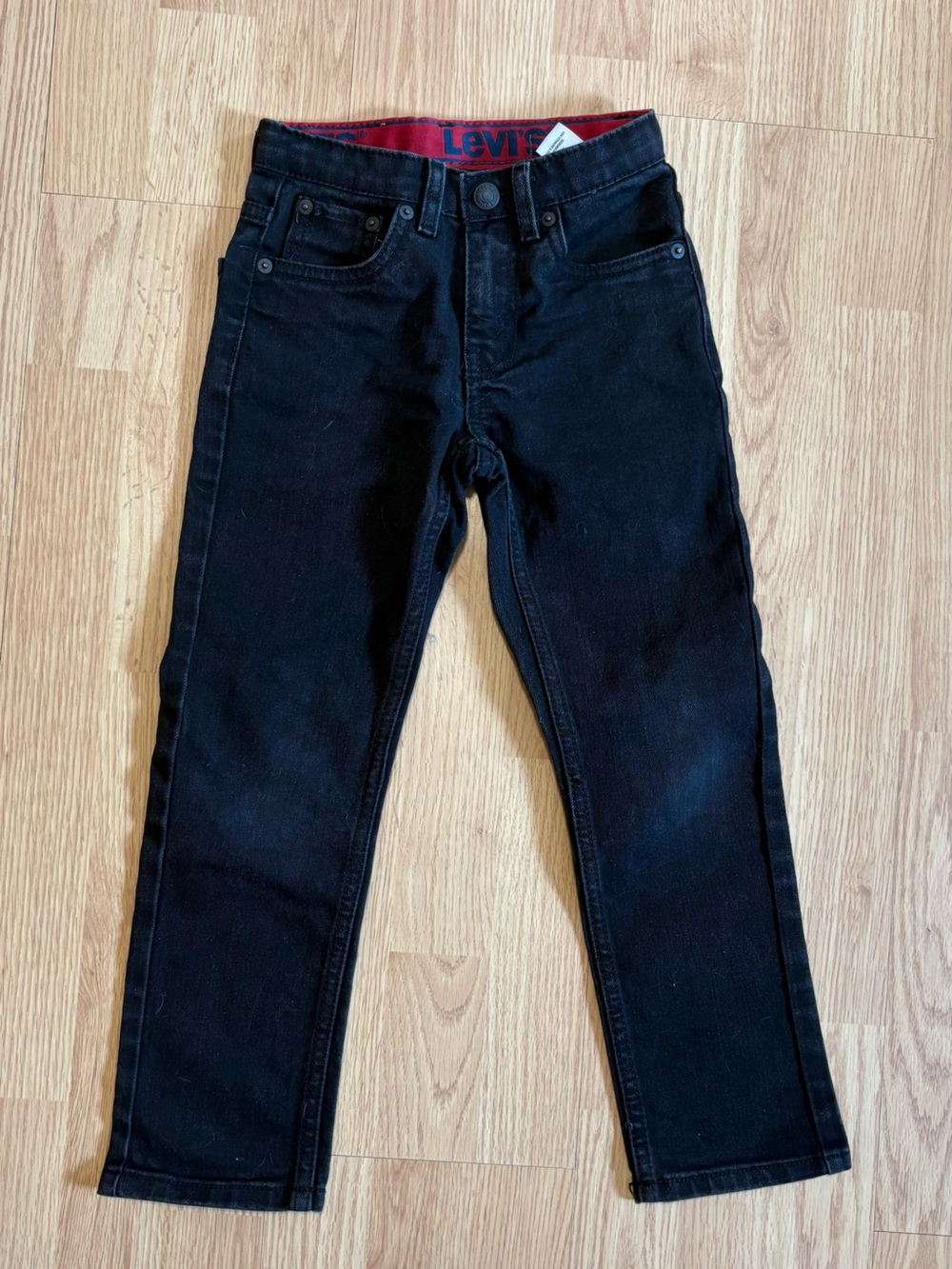 Levi's Black Jeans - slim fit boys 6